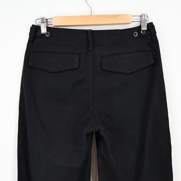 Madewell Petite Low-Slung Baggy Utility Pants Black Size 25P NWT - Picture 7 of 8